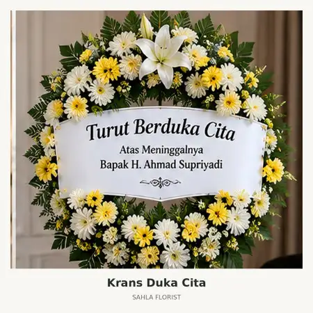 Krans Bunga Duka Jatisampurna